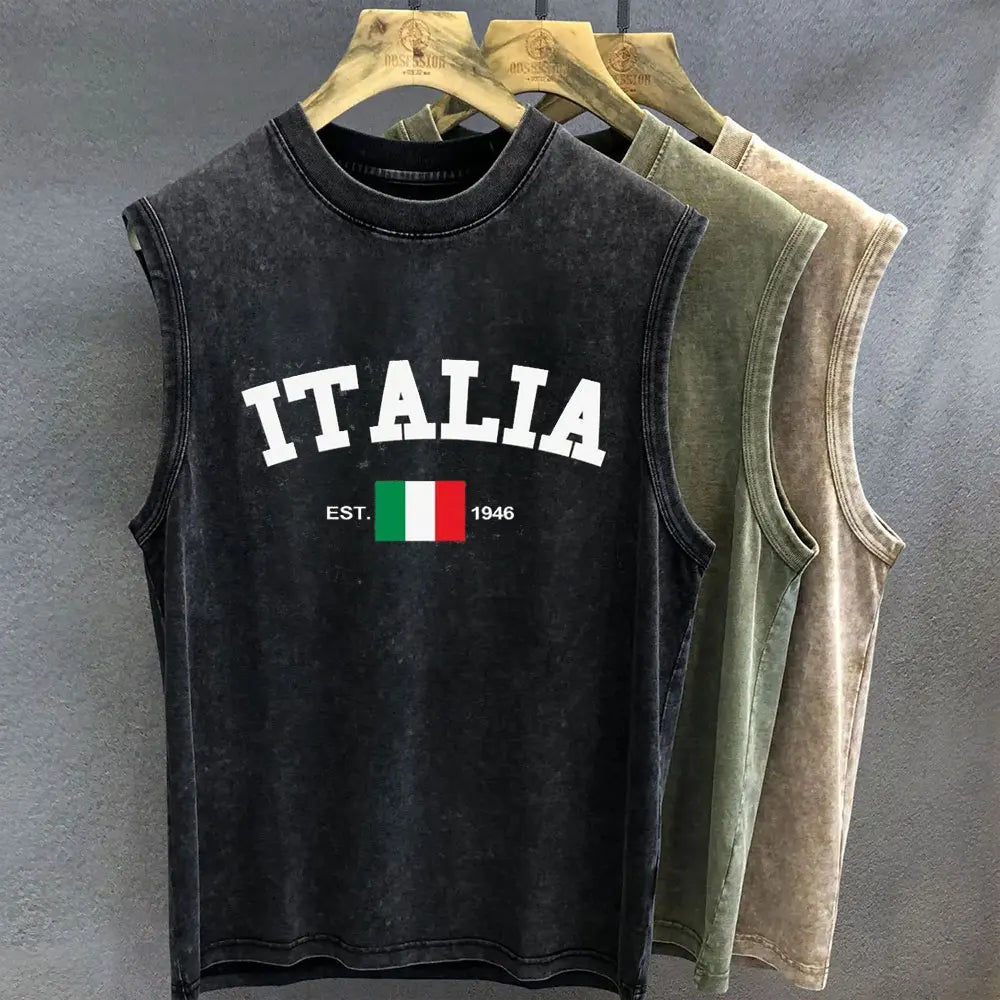 Tank Top Vintage Washed Y2K