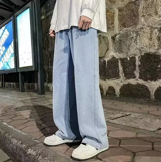 Jeans Sueltos Estilo Coreano Hombre