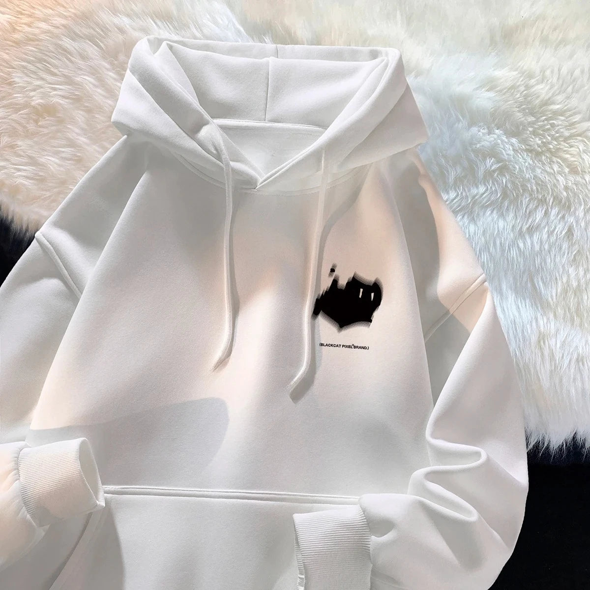 Hoodie Estilo Hong Kong Estampado Mujer