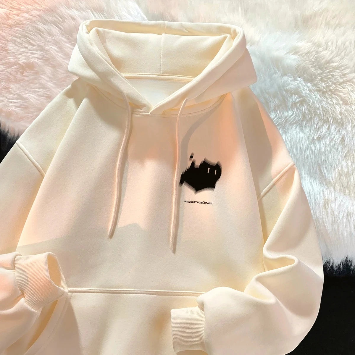 Hoodie Estilo Hong Kong Estampado Mujer