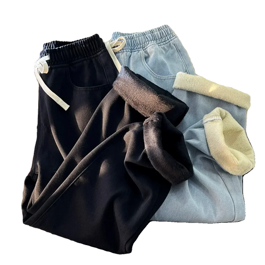 Jeans Wide Leg Terciopelo Invierno Hombre