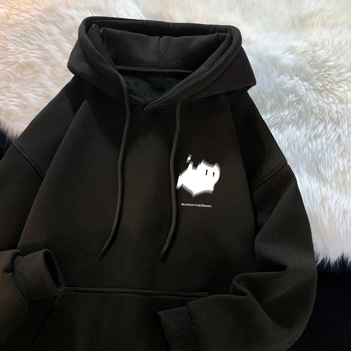 Hoodie Estilo Hong Kong Estampado Mujer