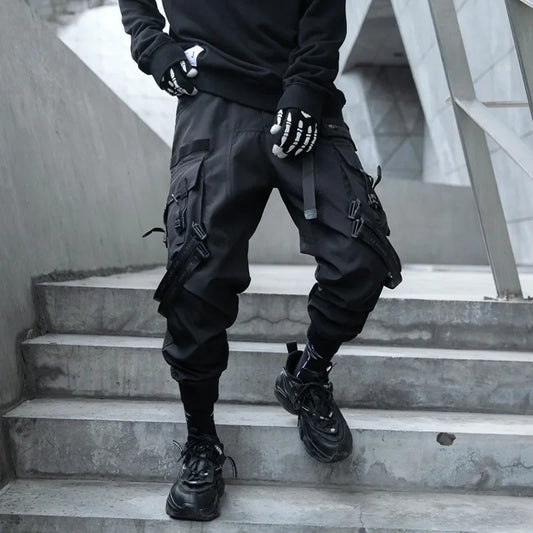 Pantalones Cargo Tácticos Techwear Hombre