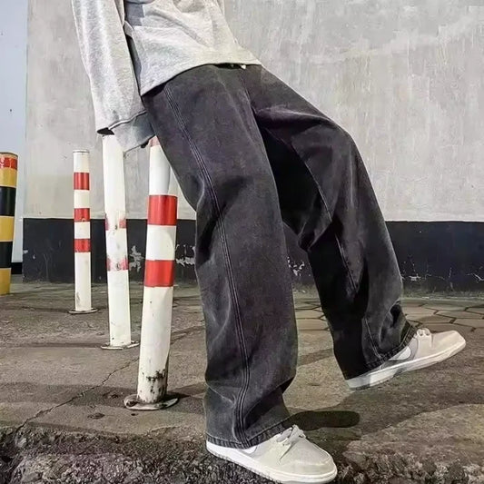 Jeans Sueltos Estilo Coreano Hombre